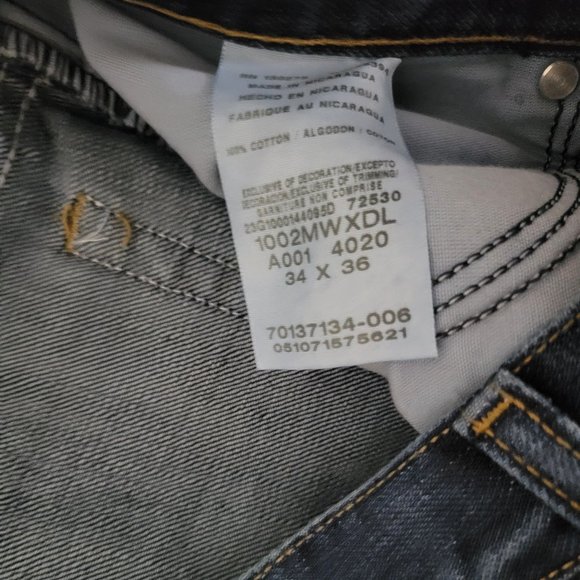 Wrangler Men's 20X 02 Competition Slim Fit Jean Size 34x36 - Picture 3 of 5